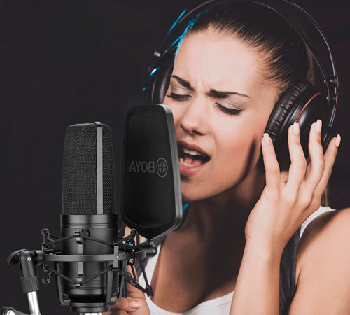BOYA M1000 大振膜電容咪 (XLR) 立體聲咪高風 Microworks Online Store