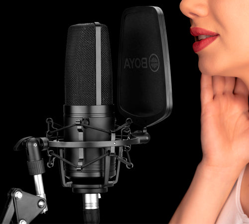 BOYA M1000 大振膜電容咪 (XLR) 立體聲咪高風 Microworks Online Store