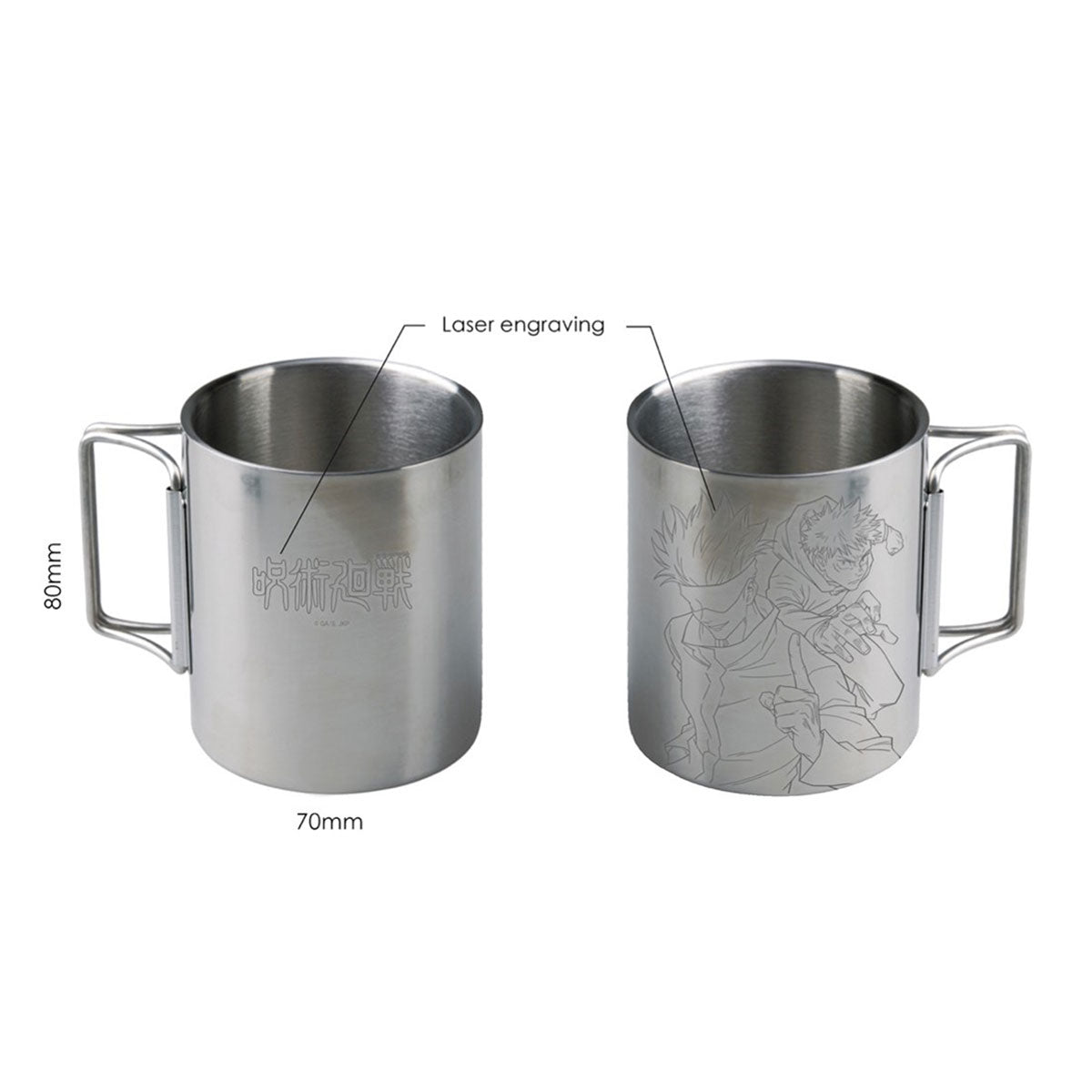 咒術迴戰 不銹鋼杯 虎杖及五條 生活家品 Microworks Online Store