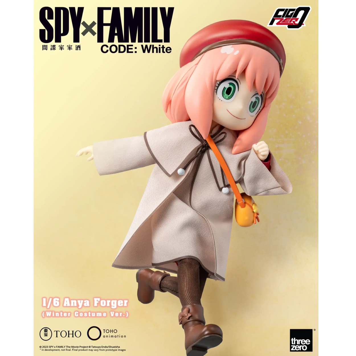 《預訂已截單》Threezero 《SPY×FAMILY CODE: White》FigZero 1/6 安妮亞·佛傑(冬季服裝版)《2024年第二季發售》