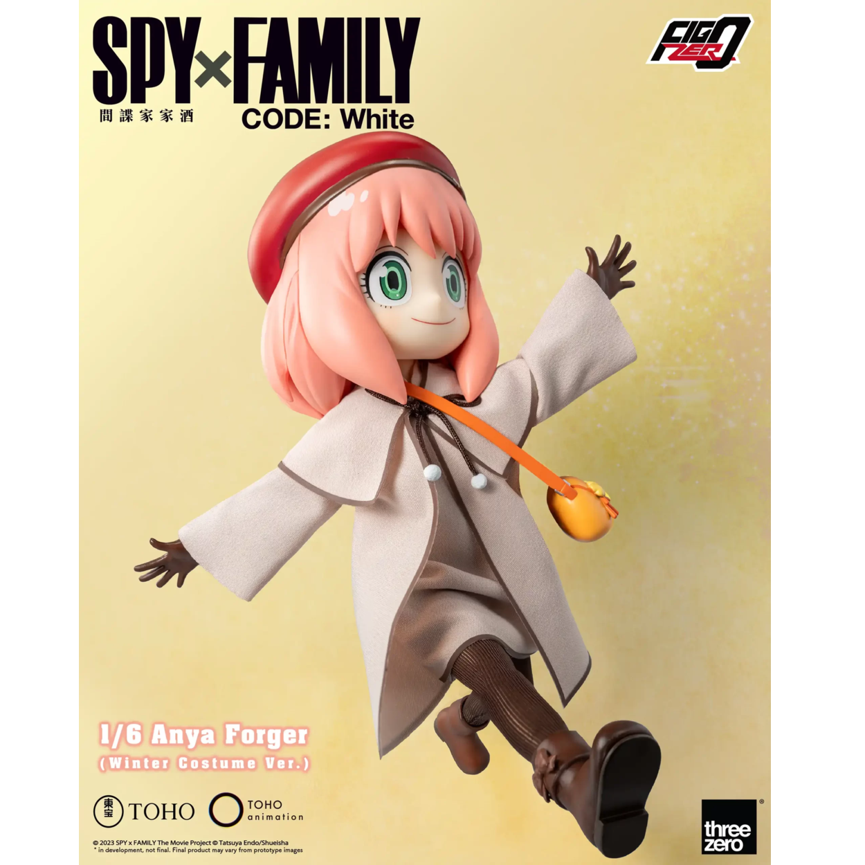 《預訂已截單》Threezero 《SPY×FAMILY CODE: White》FigZero 1/6 安妮亞·佛傑(冬季服裝版)《2024年第二季發售》
