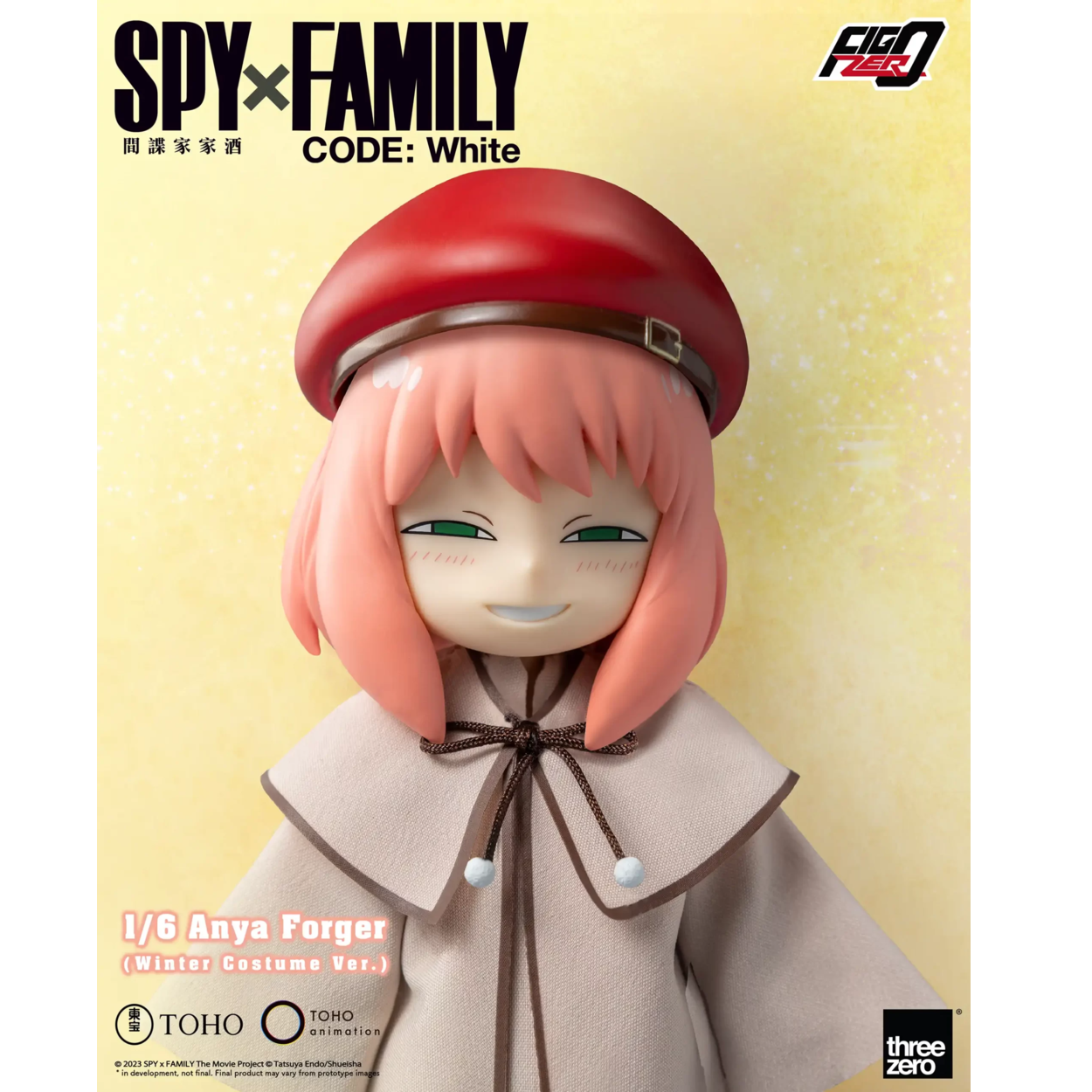 《預訂已截單》Threezero 《SPY×FAMILY CODE: White》FigZero 1/6 安妮亞·佛傑(冬季服裝版)《2024年第二季發售》