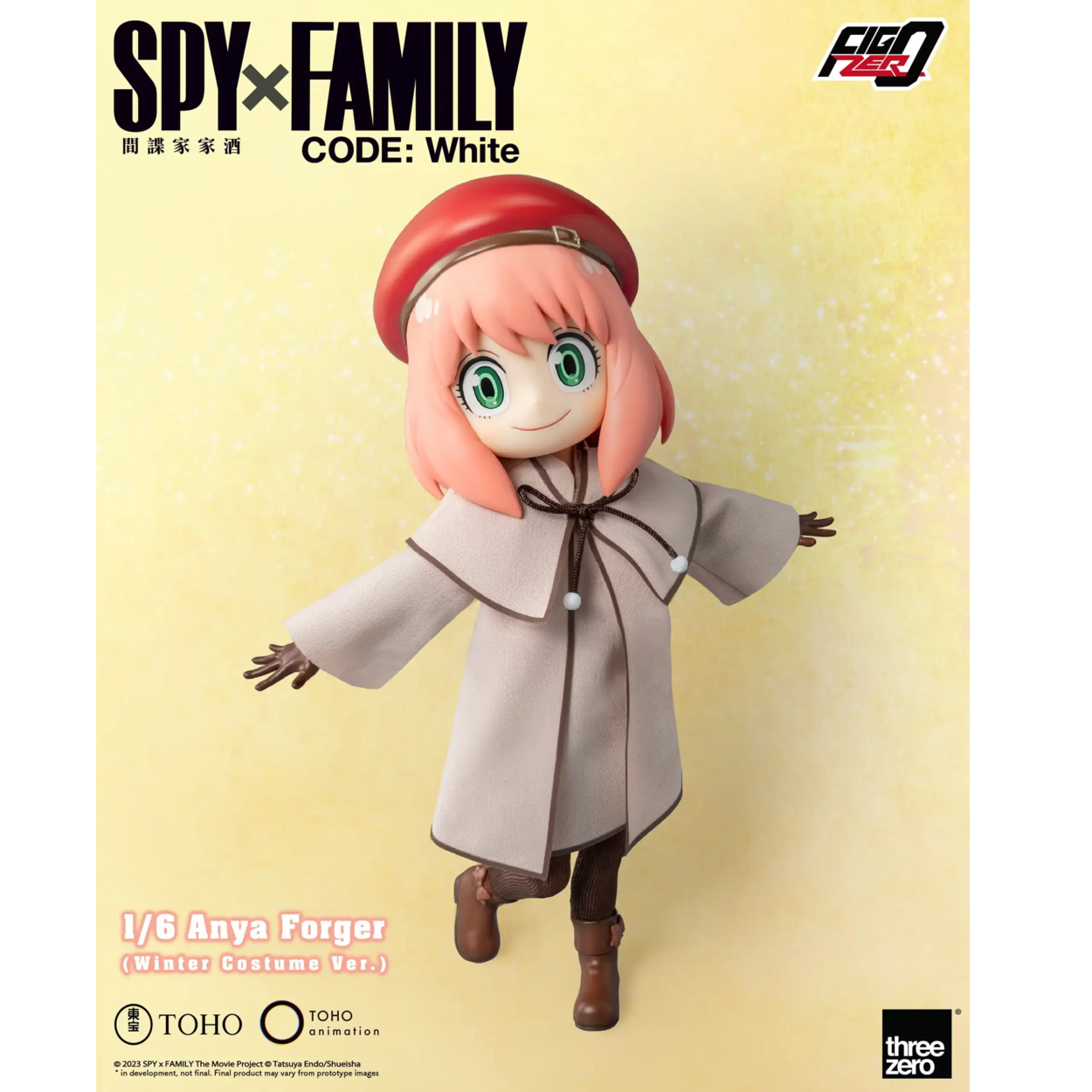 《預訂已截單》Threezero 《SPY×FAMILY CODE: White》FigZero 1/6 安妮亞·佛傑(冬季服裝版)《2024年第二季發售》