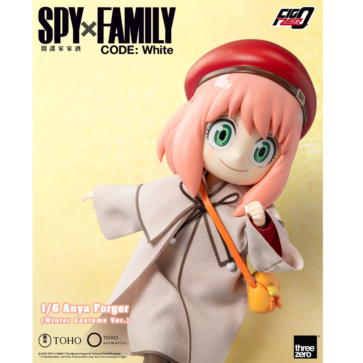 《預訂已截單》Threezero 《SPY×FAMILY CODE: White》FigZero 1/6 安妮亞·佛傑(冬季服裝版)《2024年第二季發售》