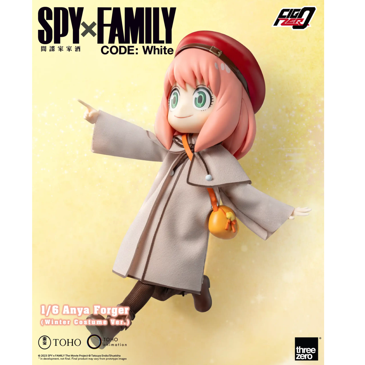 《預訂已截單》Threezero 《SPY×FAMILY CODE: White》FigZero 1/6 安妮亞·佛傑(冬季服裝版)《2024年第二季發售》