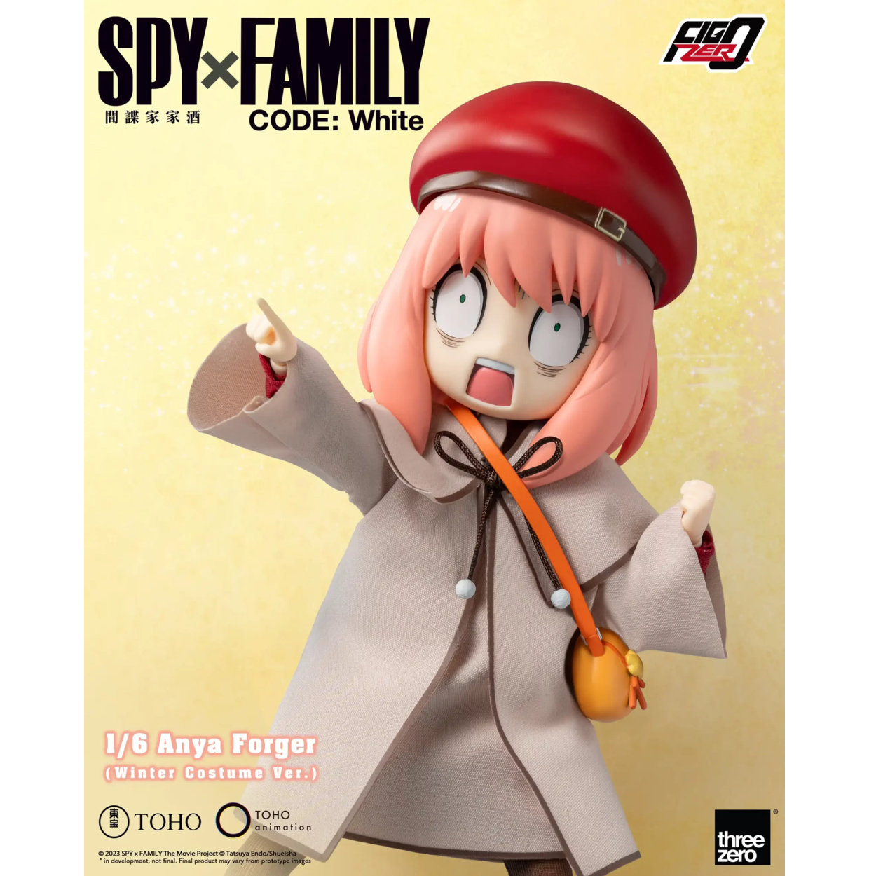 《預訂已截單》Threezero 《SPY×FAMILY CODE: White》FigZero 1/6 安妮亞·佛傑(冬季服裝版)《2024年第二季發售》