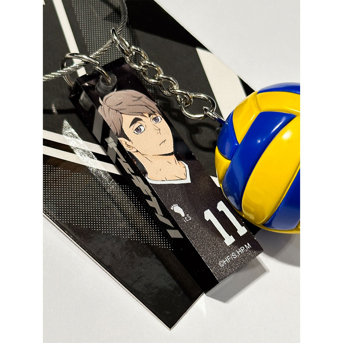 排球少年!! 角色阿加力匙扣 精品 Microworks Online Store