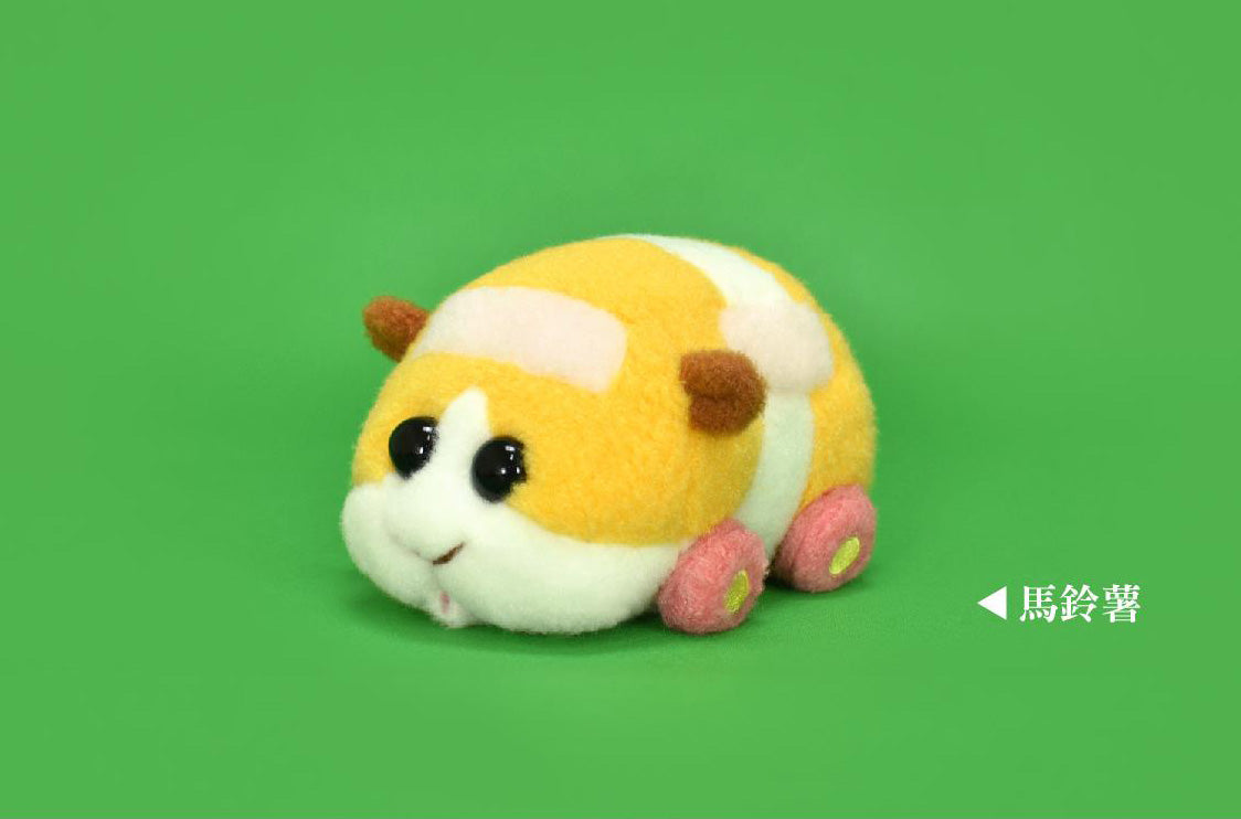 Pui Pui 天竺鼠車車 5吋 絨毛公仔 (迴力車款) 絨毛公仔 Microworks Online Store
