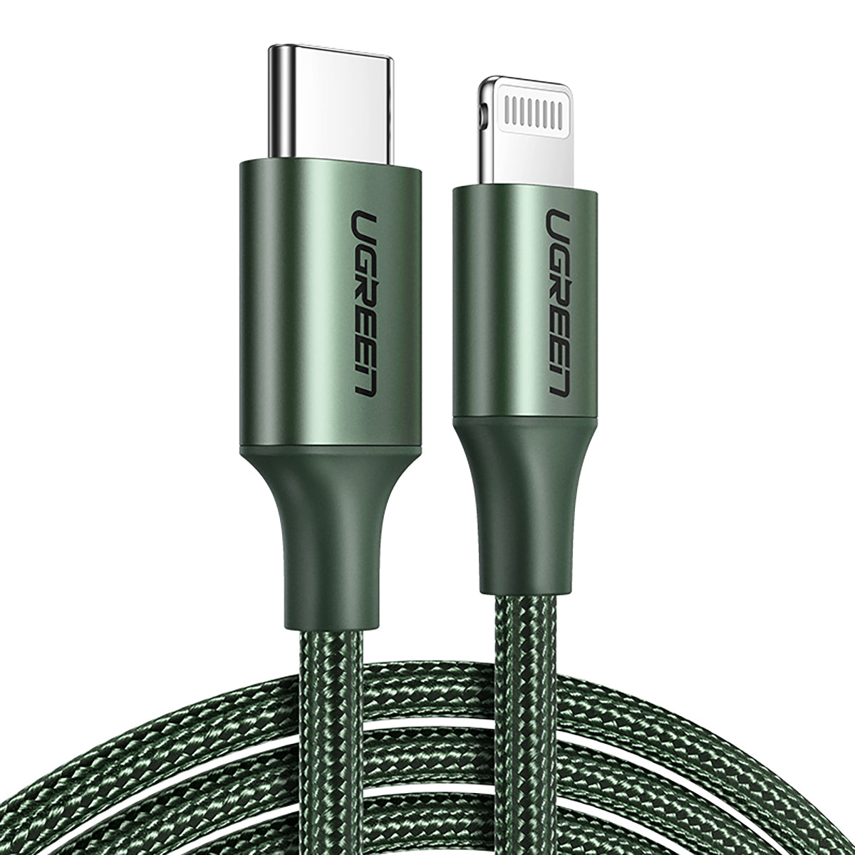 UGREEN USB-C to Lightning Cable Aluminum Shell Braided 1m 充電及傳輸線 Microworks Online Store