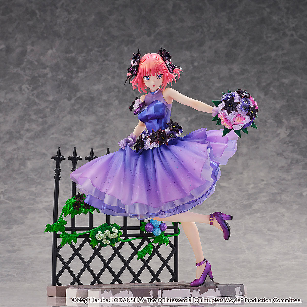SHIBUYA SCRAMBLE FIGURE 劇場版《五等分的新娘》中野二乃 -Floral Dress Ver.- 1/7 比例模型