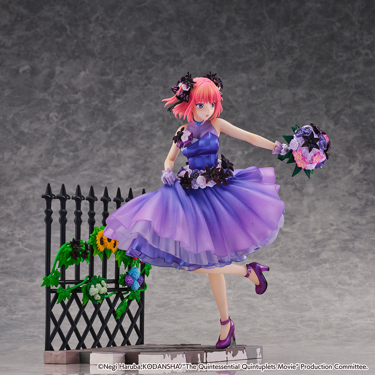 SHIBUYA SCRAMBLE FIGURE 劇場版《五等分的新娘》中野二乃 -Floral Dress Ver.- 1/7 比例模型