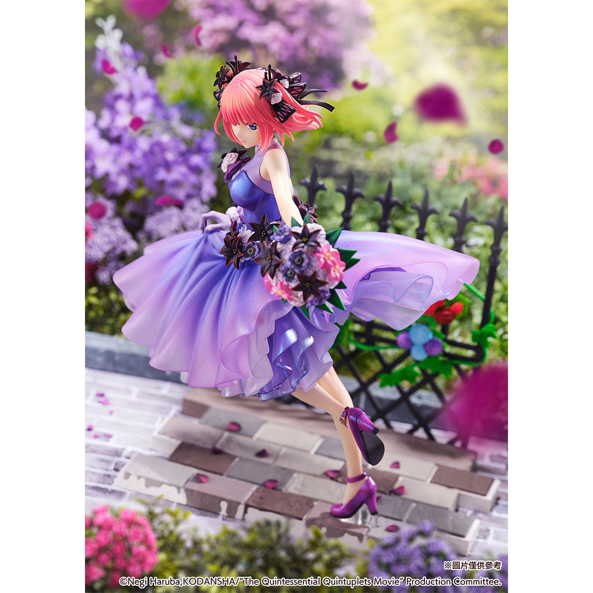 SHIBUYA SCRAMBLE FIGURE 劇場版《五等分的新娘》中野二乃 -Floral Dress Ver.- 1/7 比例模型