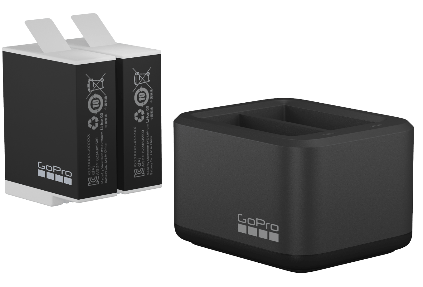 GoPro Dual Battery Charger + Enduro Battery (2粒) 運動相機配件 Microworks Online Store