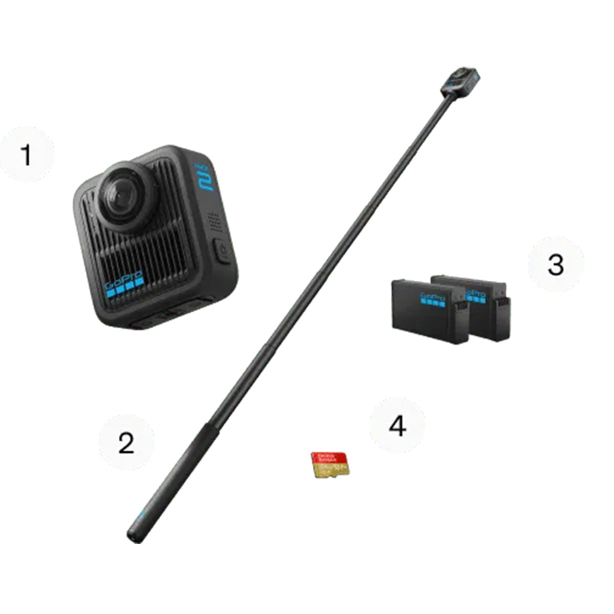 GoPro Max 2 360 全景運動相機 Accessories Bundle
