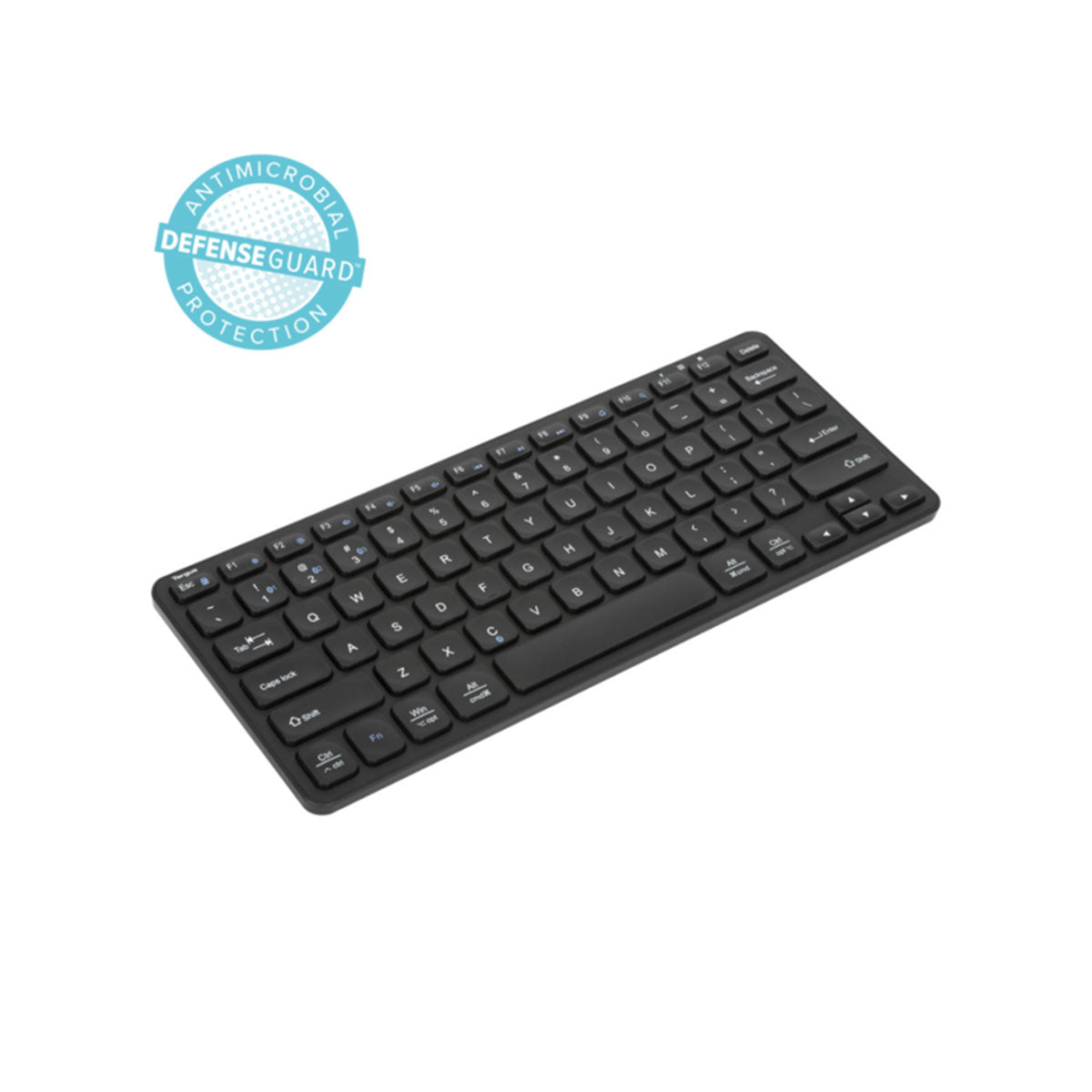 Targus KB862 Compact Multi-device Bluetooth Antimicrobial Keyboard - TC