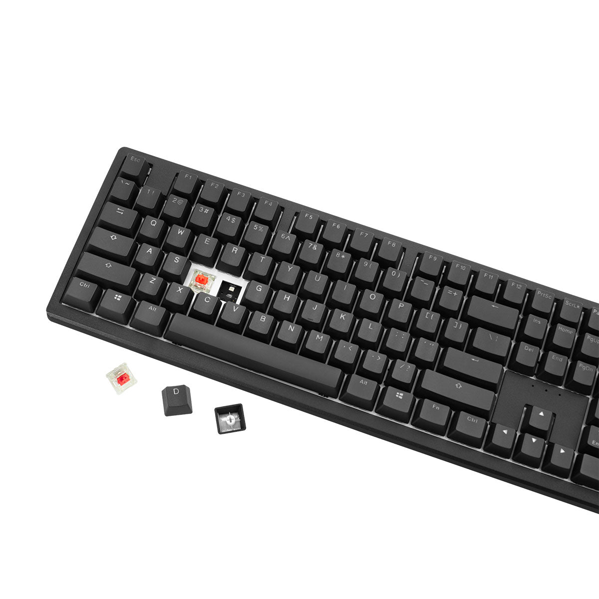 Ducky Zero 6108 Classic Black 2.4GHz/BT/Wired 108 keys RGB MX2A 黑色 無線機械鍵盤