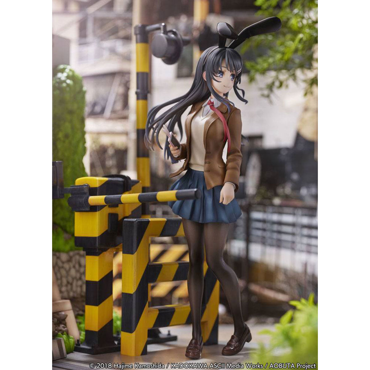 SHIBUYA SCRAMBLE FIGURE 《青春豬頭少年不會夢到兔女郎學姊》1/7 比例人像 櫻島麻衣 -江之電 Ver.-