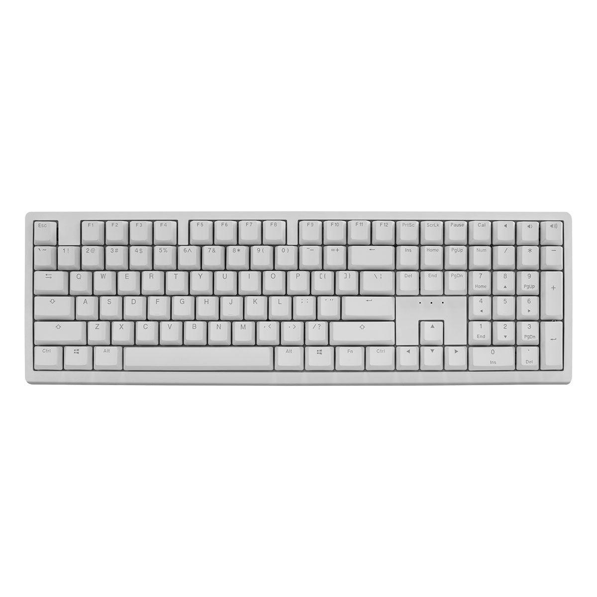 Ducky Zero 6108 White 2.4GHz/BT/Wired 108 keys RGB MX2A 白色 無線機械鍵盤