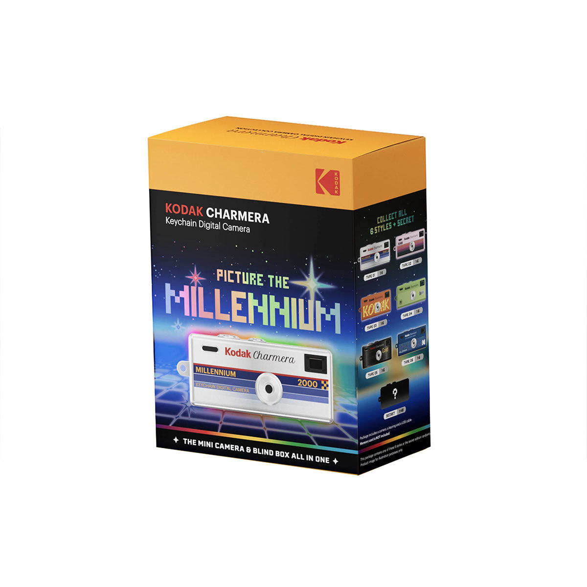 Kodak - 柯達 Charmera 鑰匙圈數位相機盲盒 MILLENNIUM
