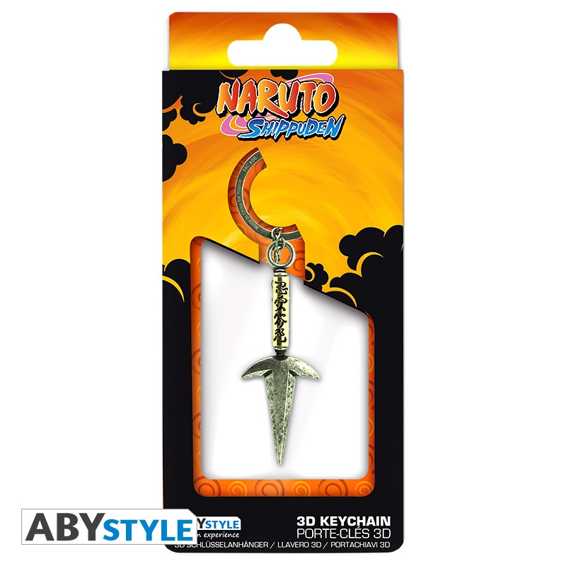 火影忍者 3D金屬匙扣 三叉苦無