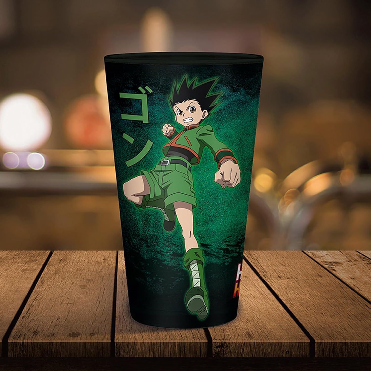 HUNTERxHUNTER 全職獵人 大玻璃杯 400ml 小傑+畢索加
