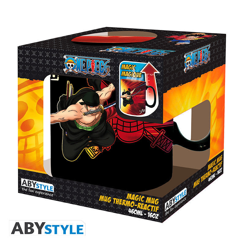 ONE PIECE 海賊王 熱力變色馬克杯 460ml 卓洛+山治