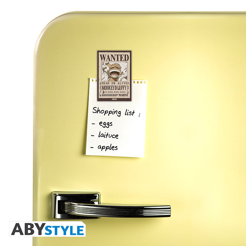 ONE PIECE 海賊王 金屬磁貼 路飛懸賞 (五檔)