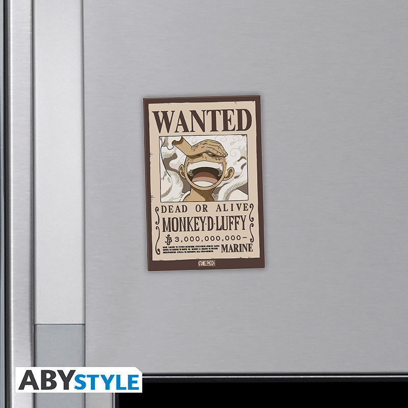 ONE PIECE 海賊王 金屬磁貼 路飛懸賞 (五檔)