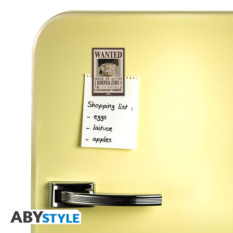 ONE PIECE 海賊王 金屬磁貼 卓洛懸賞