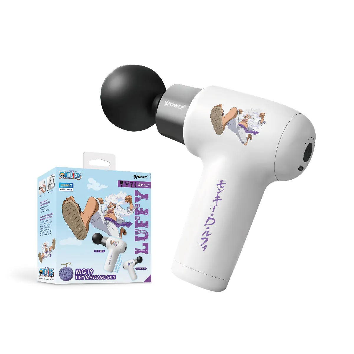 XPower《海賊王》MG19超迷你肌肉按摩槍 路飛