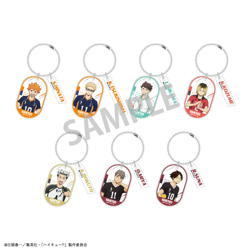 《 排球少年！！》盲抽雙重吊牌 匙扣A款 盲抽1個 共7款