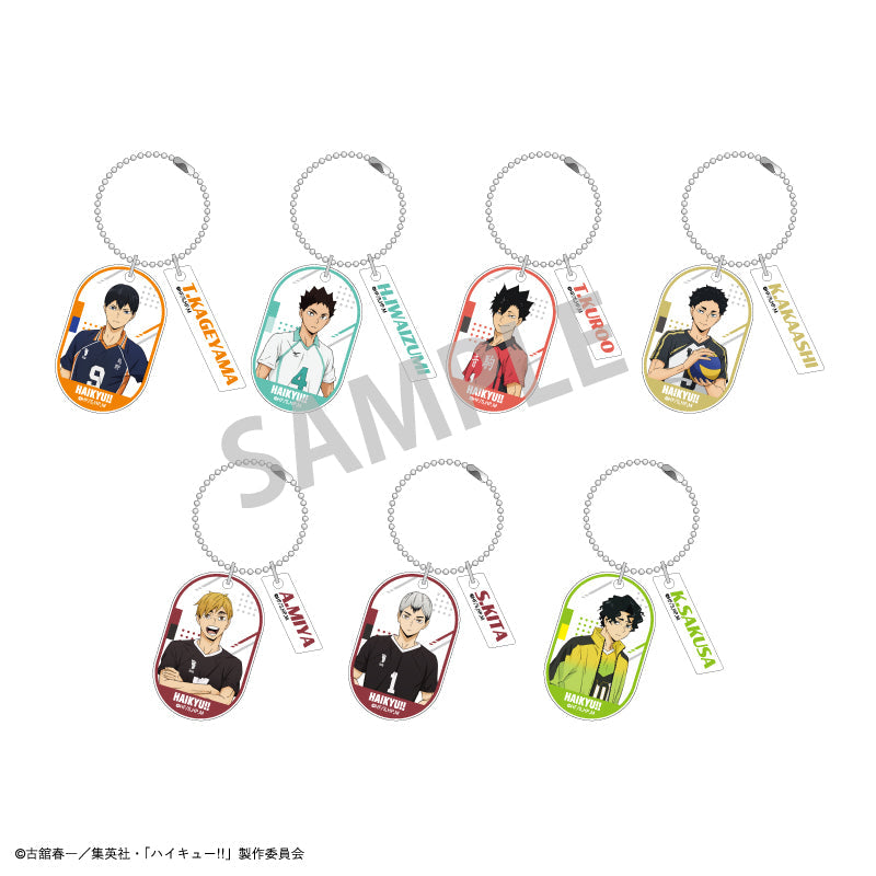 《 排球少年！！》盲抽雙重吊牌 匙扣B款 盲抽1個 共7款