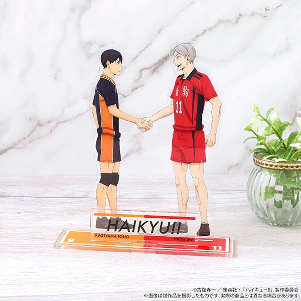 排球少年！！ 壓克力立牌座 影山飛雄 灰羽列夫 日版