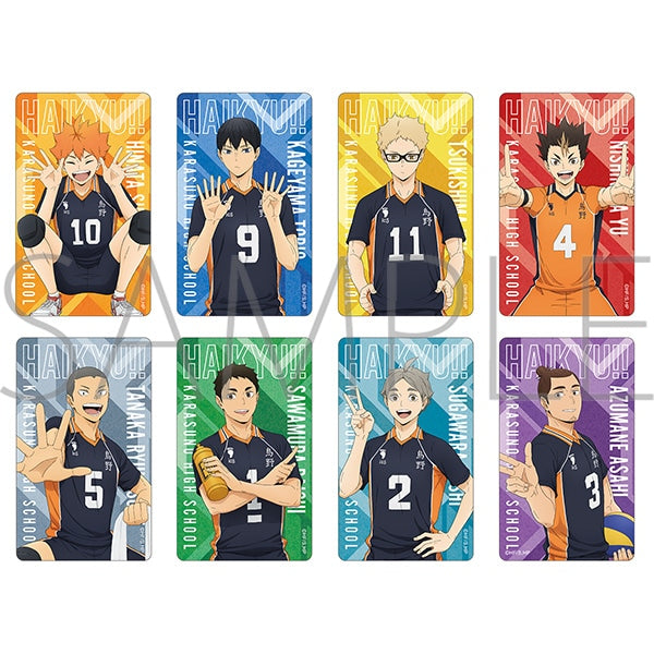 TOHO《排球少年！！》背號系列 盲抽透明卡 盲抽1個 共8款