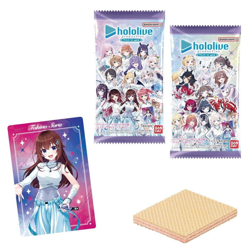 Bandai Candy Toy HOLOLIVE 威化餅卡 VOL.6