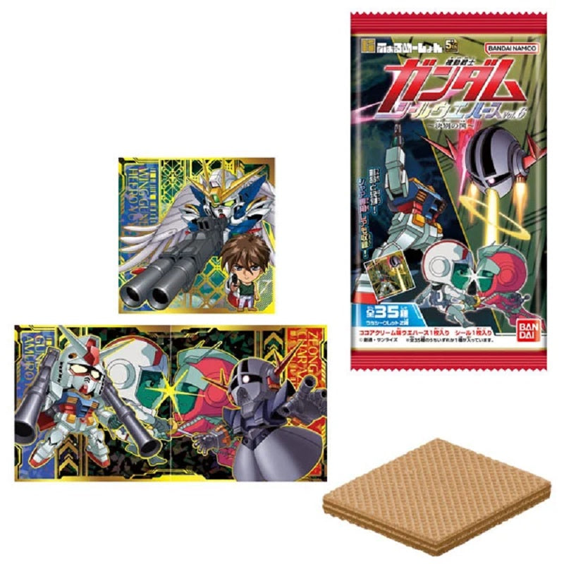 機動戰士高達 造型威化貼紙 VOL.6 決別的戰吼