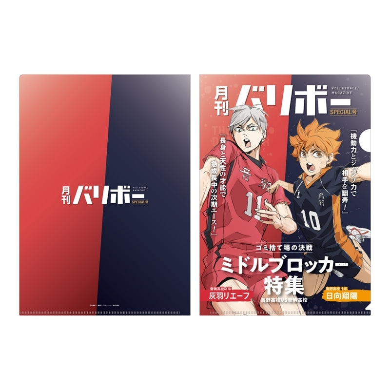 TOHO《排球少年！！》 A4透明文件夾 月刊排球第二彈