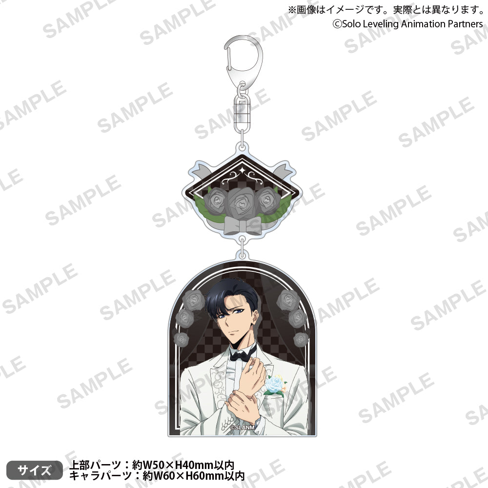 Bushiroad Creative《我獨自升級》日本POPUP限定Dress ver.雙層壓克力匙扣