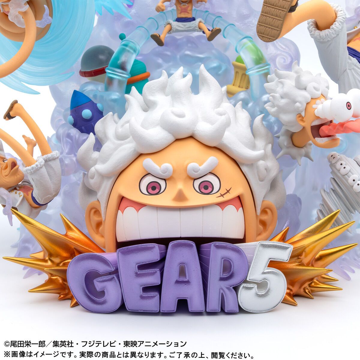 《預訂》Bandai [WCF Premium] 海賊王 五檔路飛 [WCF x SHF] SET裝 - Microworks ACG