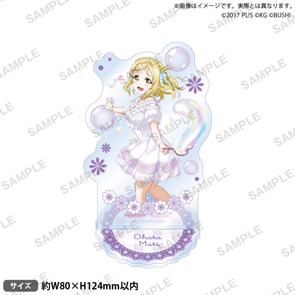 Bushiroad Creative《LoveLive!學園偶像祭》亞克力立牌Aqours 肥皂泡Ver. 小原鞠莉