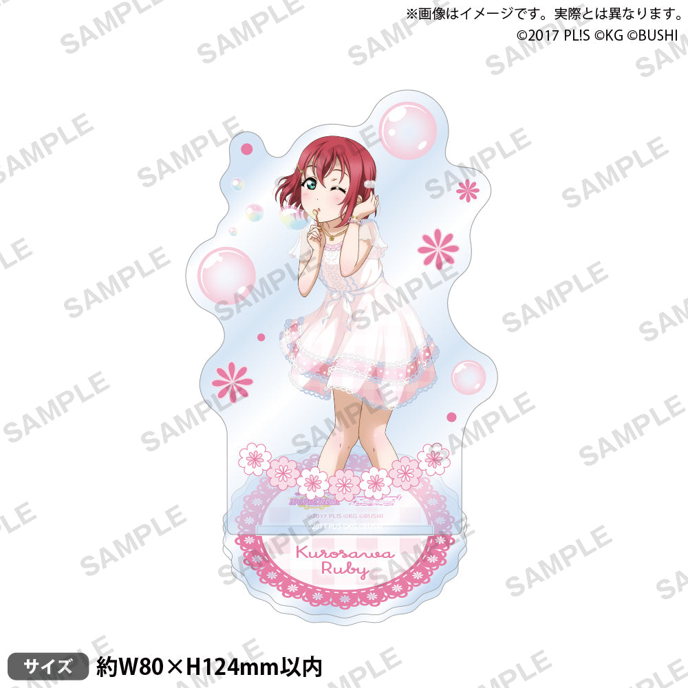 Bushiroad Creative《LoveLive!學園偶像祭》亞克力立牌Aqours 肥皂泡Ver. 黑澤露比