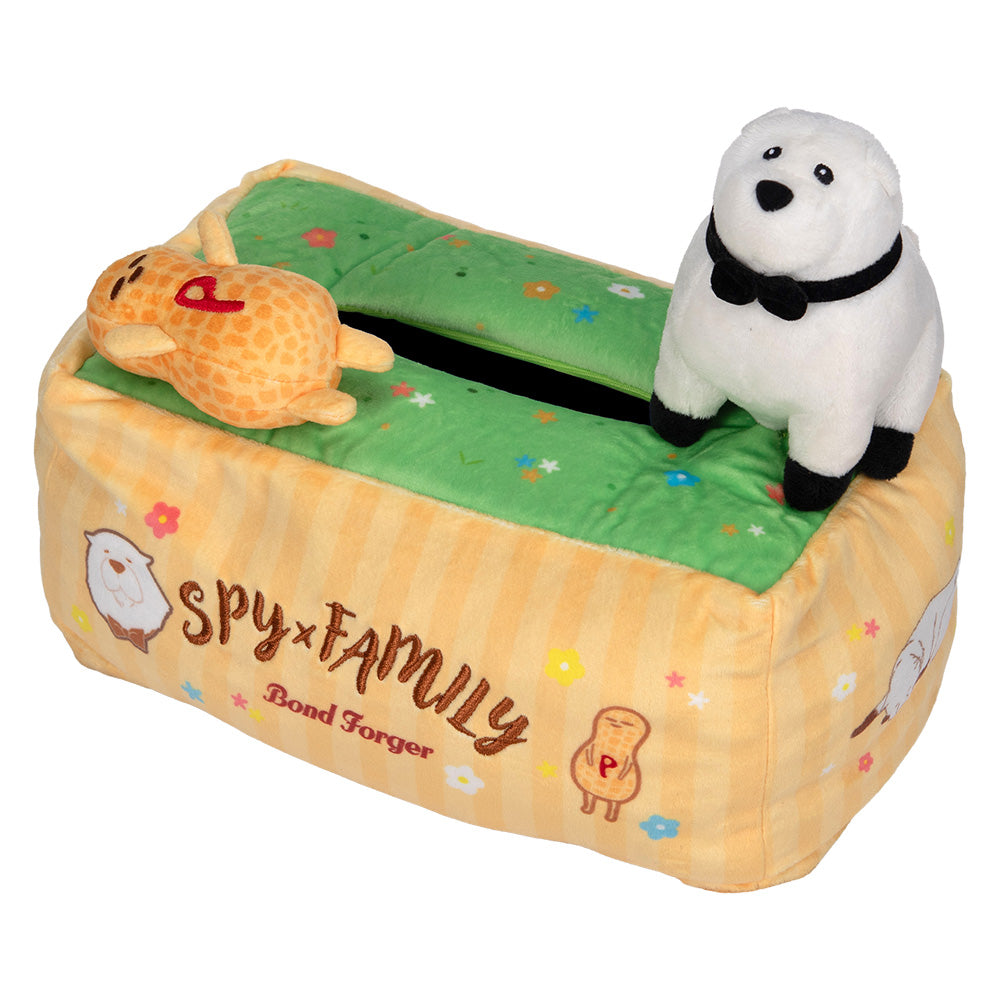 SPY×FAMILY 間諜家家酒 面紙套(趣味) A款 花生+彭德