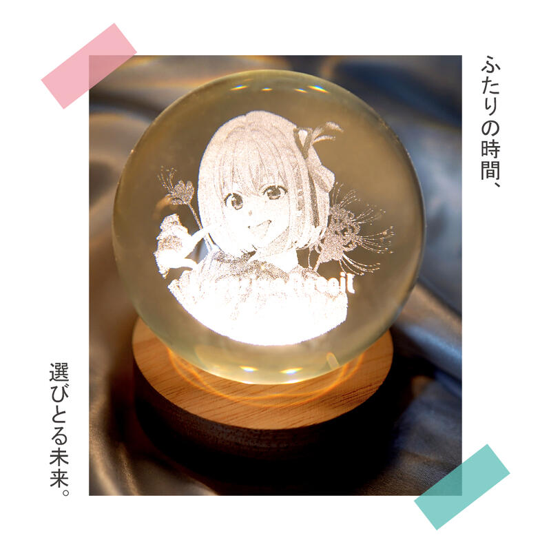 莉可麗絲 水晶球夜燈