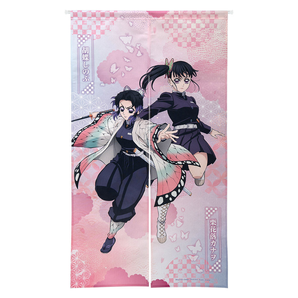 鬼滅之刃無限城篇 長門簾85×150cm A款 蟲柱+香奈乎