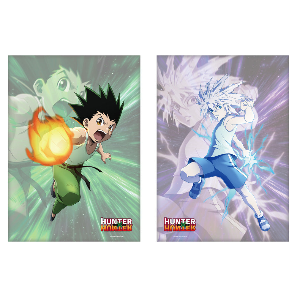 HUNTERxHUNTER 全職獵人 透明小海報(2入) A款 傑+奇