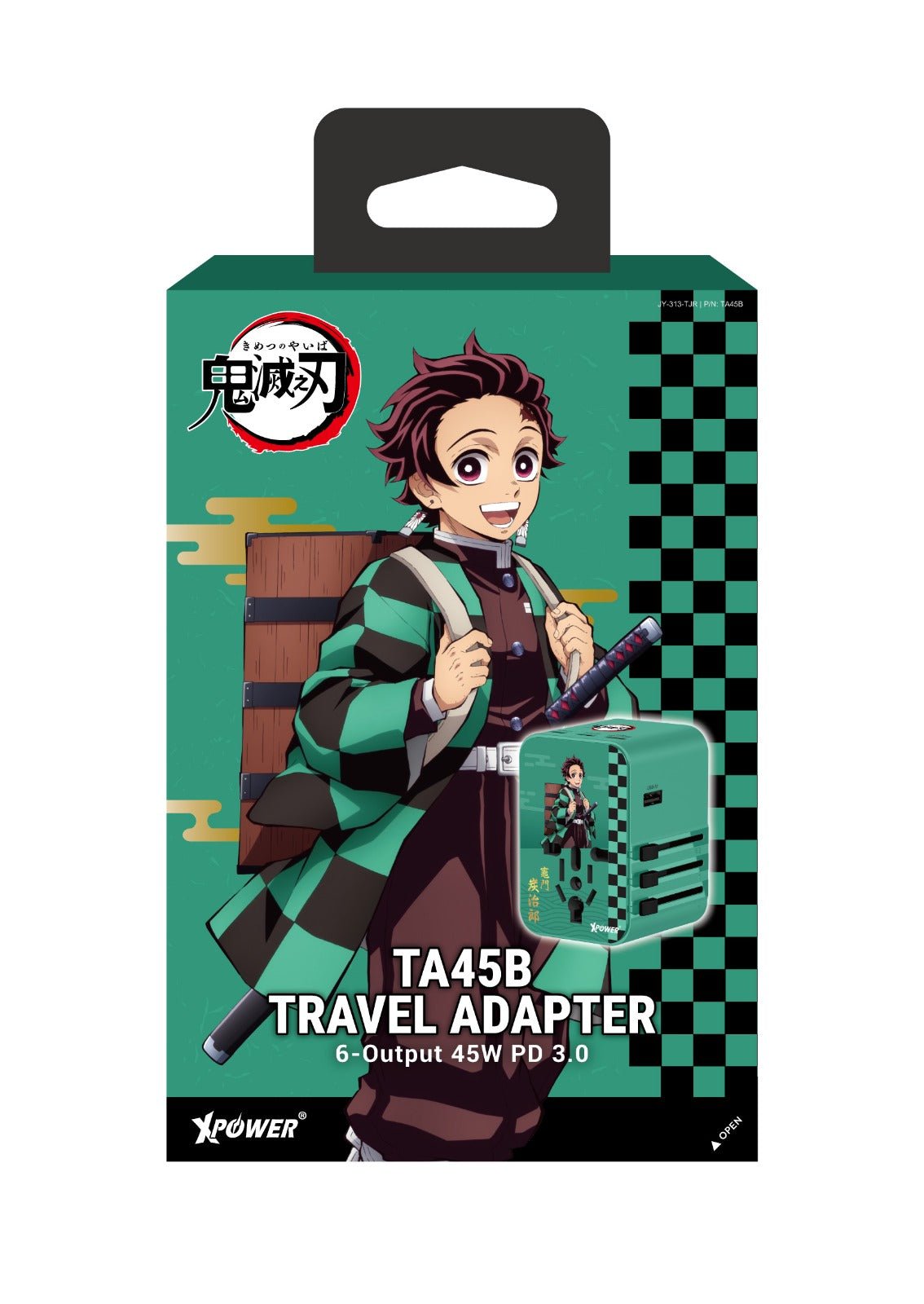 《預訂》XPower 鬼滅之刃 TA45B 45W 6輸出 PD3.0/PPS旅行充電器 - Microworks ACG