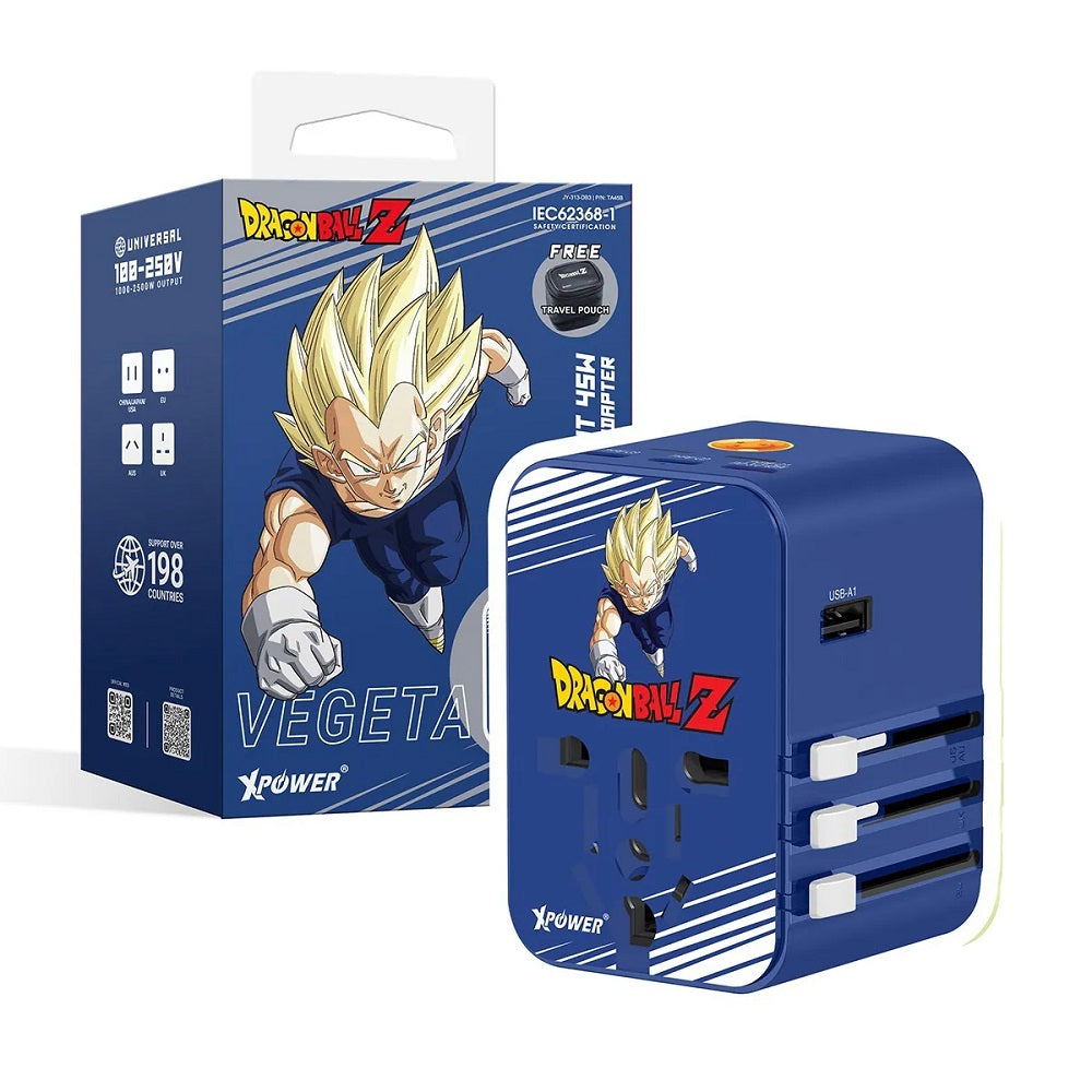 XPower《龍珠》TA45B 45W 6輸出 PD3.0/PPS旅行充電器 比達