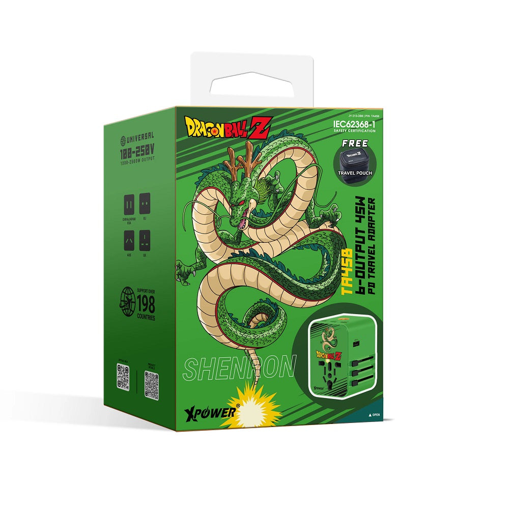 XPower《龍珠》TA45B 45W 6輸出 PD3.0/PPS旅行充電器 神龍