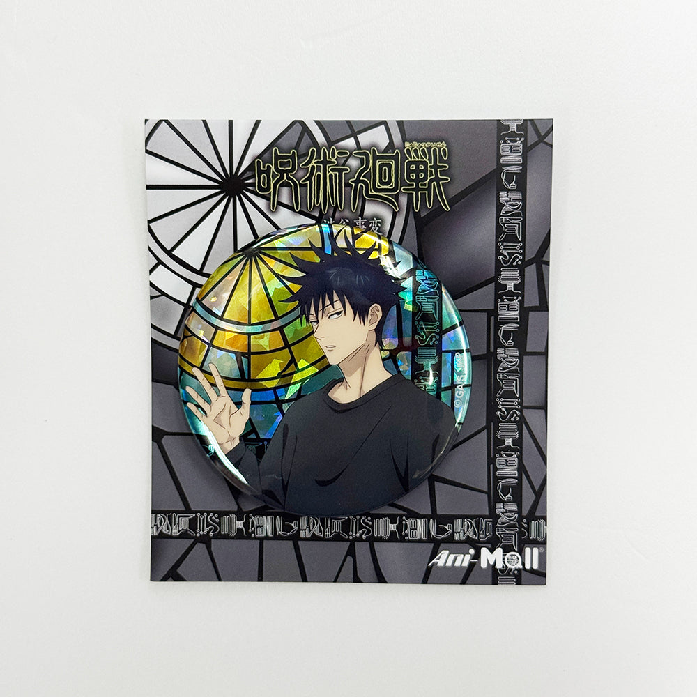 咒術迴戰 彩繪玻璃風58mm徽章