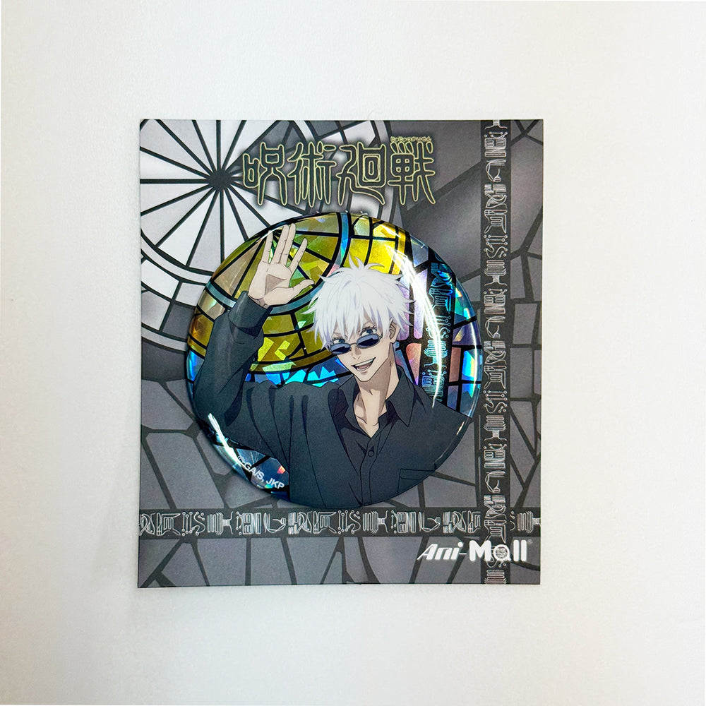 咒術迴戰 彩繪玻璃風58mm徽章